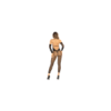 Bodystocking résille noir et mitaines assorties – René Rofé